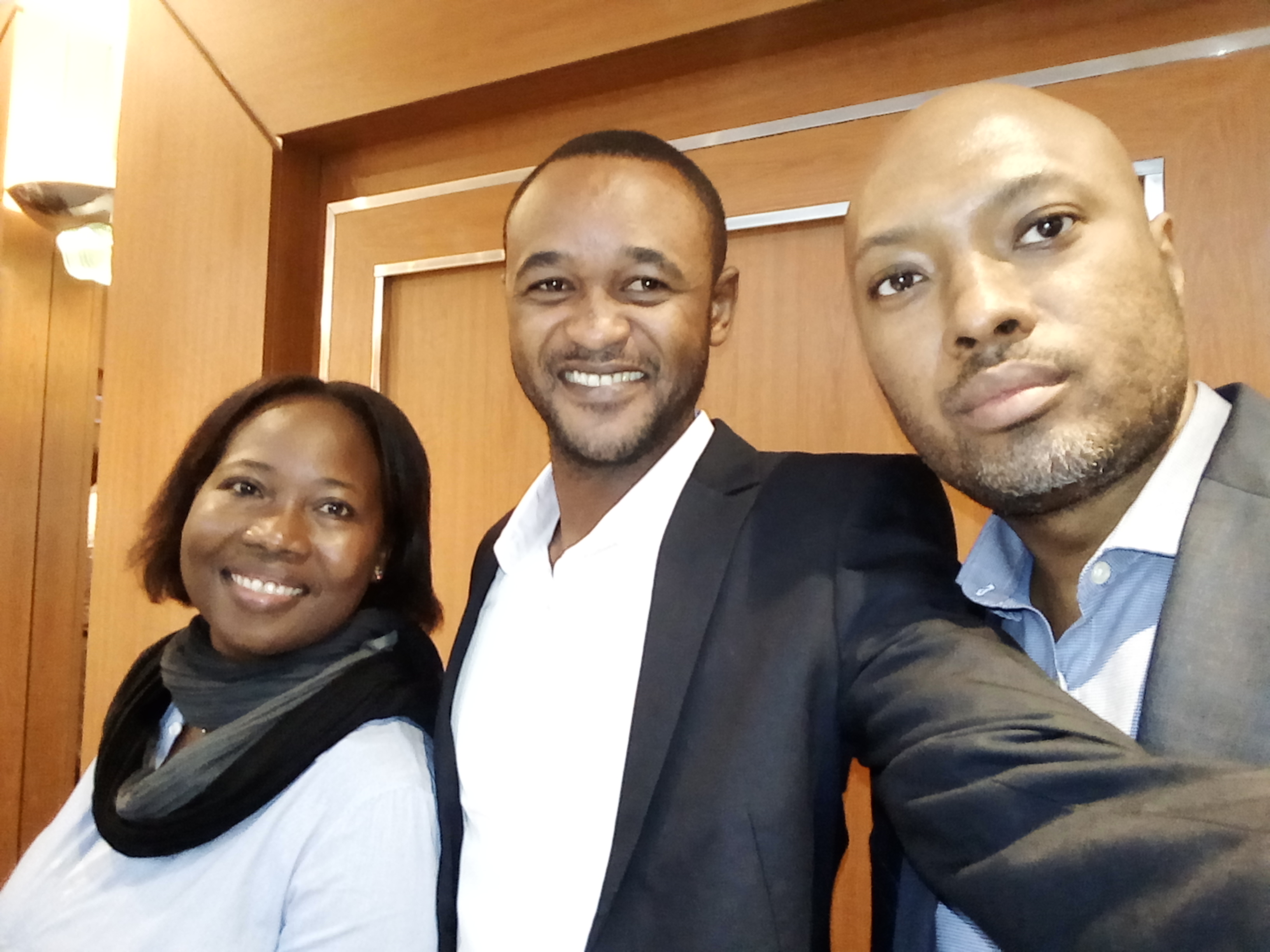 Avec l'équipe de la Fondation Jeunesse Numérique